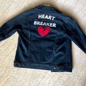 Lucky Brand black denim jacket NWT